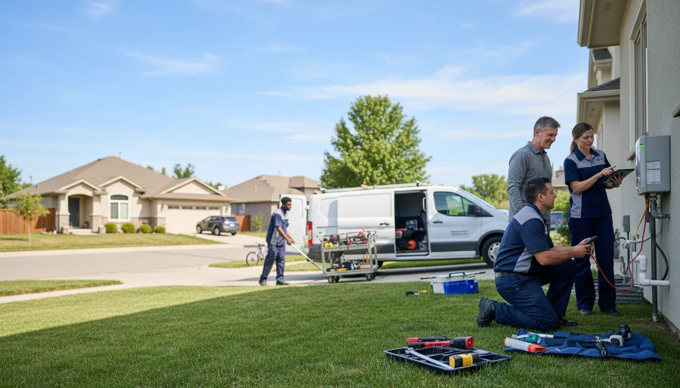 Tankless water heater service in Walton, NE